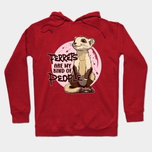 Anime Ferret - Ferrets Are My Kind Of People Hoodie